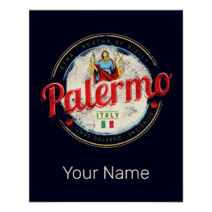 Palermo hoofdstad van Sicilië Italië souvenir Perfect Poster