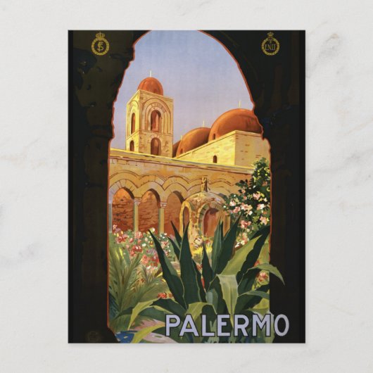  Palermo Italië Europa Reizen Briefkaart (Voorkant)