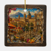 PALERMO, KERAMISCH ORNAMENT (Achterkant)