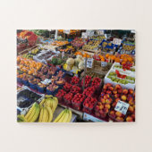 Palermo Markt Schatten | Fruitkraam Herinnering Legpuzzel (Horizontaal)
