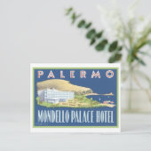 Palermo Mondello Palace Hotel Briefkaart (Staand voorkant)
