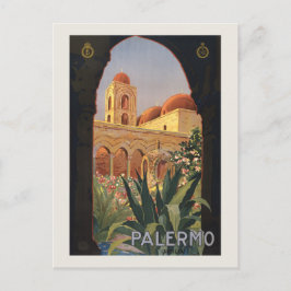 Palermo Sicilia jaren 1920 Oude Reisposter Briefkaart