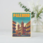 Palermo Sicilië Italiaans  souvenir geschenken Briefkaart (Staand voorkant)