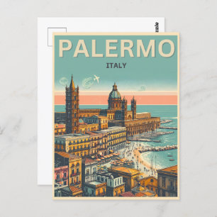 Palermo Sicilië Italiaans  souvenir geschenken Briefkaart