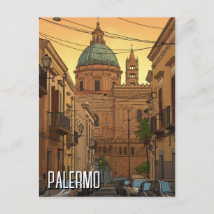 Palermo Sicilië Italië Reizen Briefkaart
