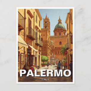 Palermo Sicilië Italië Reizen Briefkaart