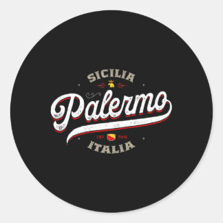 Palermo Sicilië Italië Sicilia Italia Reizen Ronde Sticker
