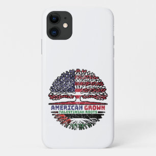 Palestijns-Amerikaans - Amerikaanse vlag - Boomboo iPhone 11 Hoesje