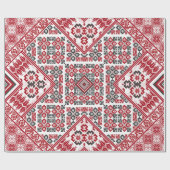 Palestijns borduurpatroon 2 cadeaupapier (Vlak)