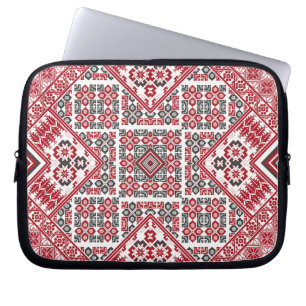 Palestijns borduurpatroon 2 laptop sleeve