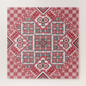 Palestijns borduurpatroon 2 legpuzzel (Horizontaal)