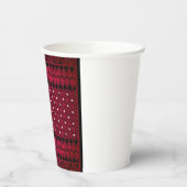 Palestijns Embroidery Tatreez-gedrukt ontwerp Papieren Bekers (Links)