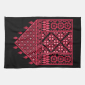 Palestijns Embroidery Tatreez gedrukt ontwerp Theedoek (Horizontaal)