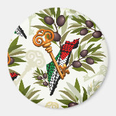 Palestijns sleutelsymbool van het recht op terugke magneet (Voorkant)