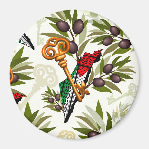 Palestijns sleutelsymbool van het recht op terugke magneet