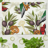 Palestijns sleutelsymbool van het recht op terugke theedoek (Gevouwen)