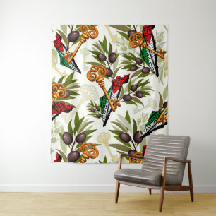 Palestijns sleutelsymbool van het recht op terugke wandkleed