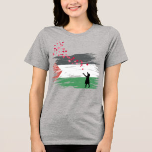 Palestijns T-shirt met hoop en liefde – Solidair
