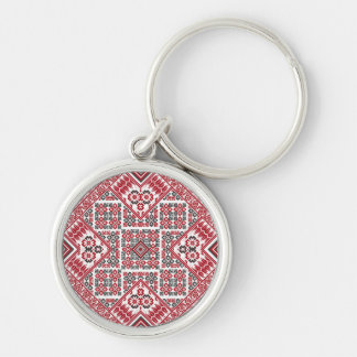 Palestijns tatreez borduurpatroon sleutelhanger