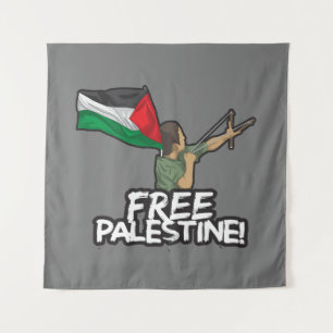 Palestijns Verzet kind-vlag Palestijnen Vrijheid Wandkleed