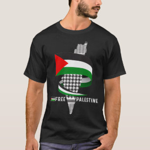 Palestijns Vlag Palestijnen kaart vrij Palestina T-shirt