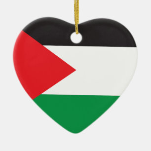 palestijnse Button, palestijnse vlag Keramisch Ornament