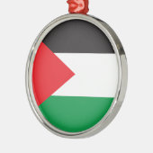 palestijnse Button, palestijnse vlag Metalen Ornament (Links)