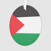 palestijnse Button, palestijnse vlag Ornament (voorkant)