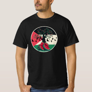 Palestijnse cultuur Palestijnse watermeloen olijfb T-shirt