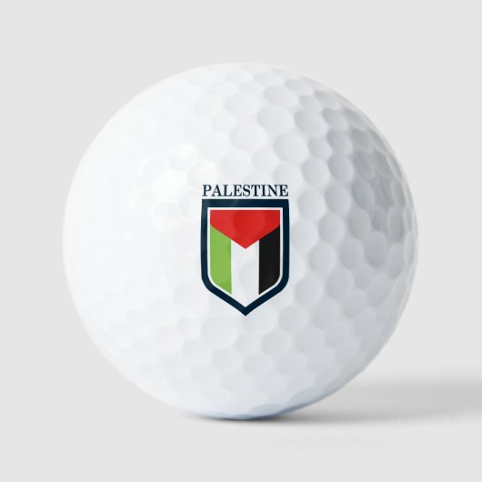 Palestijnse en Palestijnse vlag Golfballen (Voorkant)