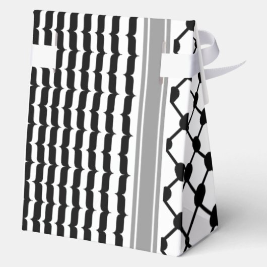Palestijnse Hatta Keffiyeh bedankt voor jullie bru Bedankdoosjes (Achterkant)