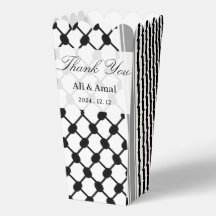 Palestijnse Hatta Keffiyeh bedankt voor jullie bru