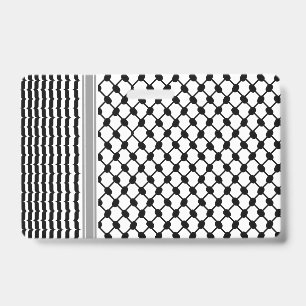 Palestijnse Hatta Keffiyeh Kufiya Folk (2 Patroon) Badge