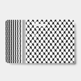 Palestijnse Hatta Keffiyeh Kufiya Folk (2 Patroon) Badge