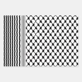Palestijnse Hatta Keffiyeh Kufiya Folk (2 Patroon) Inpakpapier Vel