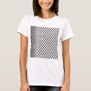 Palestijnse Hatta Keffiyeh Kufiya Folk (2 Patroon) T-shirt