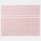 Palestijnse Hatta Kufiya traditioneel patroon # 2- Fleece Deken (Voorkant (Horizontaal))