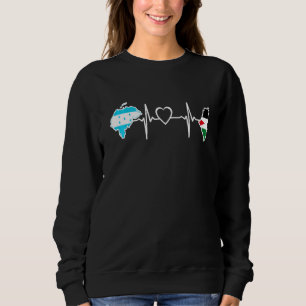 Palestijnse Honduras vlag Palestine Honduran Hear Trui