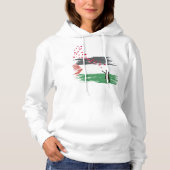 Palestijnse Hope & Love Hooded Sweatshirt voor vro (Voorkant)