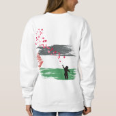 Palestijnse Hope & Love Sweatshirt voor vrouwen (Achterkant)