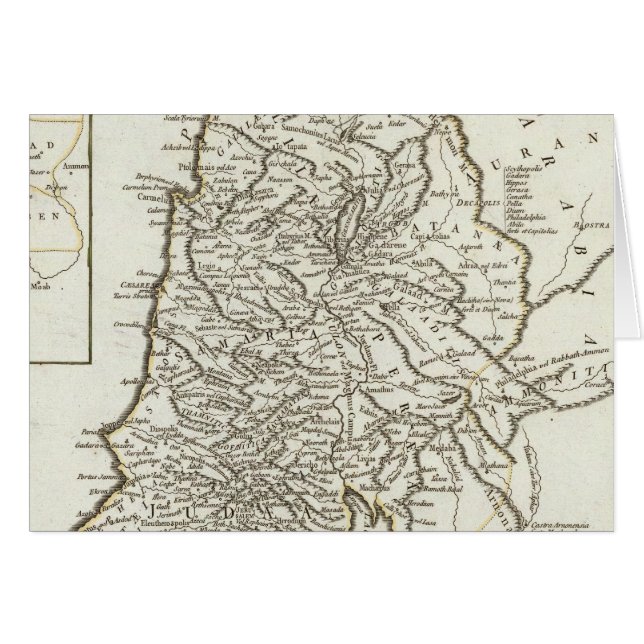 Palestijnse kaart (Voorkant Horizontaal)