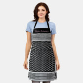 Palestijnse Keffiyeh aangepaste naam Schort (Gedragen)