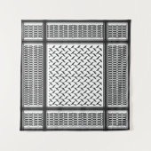 Palestijnse keffiyeh wandkleed (Voorkant (horizontaal))