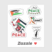 palestijnse kerst stickers (Vel)