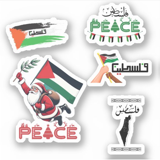 palestijnse kerst stickers (Voorkant)