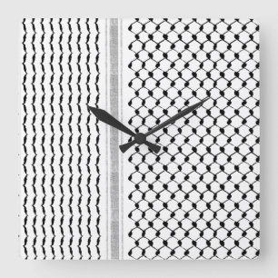 Palestijnse Koeweitse Acrylwandklok Vierkante Klok