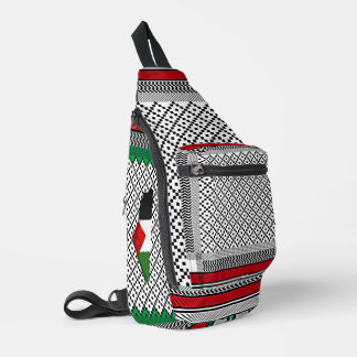 Palestijnse Kufiyah-patronen Sling Bag