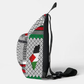 Palestijnse Kufiyah-patronen Sling Bag (Rechts)