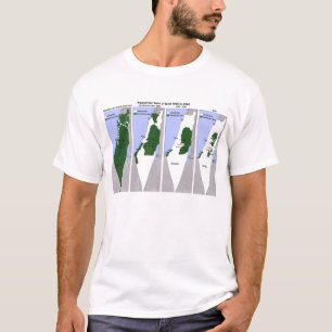 Palestijnse landkaart t-shirt