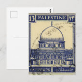 Palestijnse oude stempel 1920_ Palestijnse folklor Briefkaart (Voorkant / Achterkant)